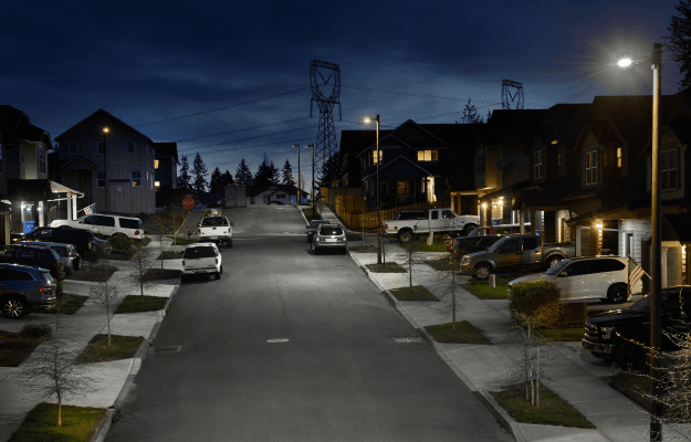 Municipal Street Lighting in Sandy, OR Neighborhood